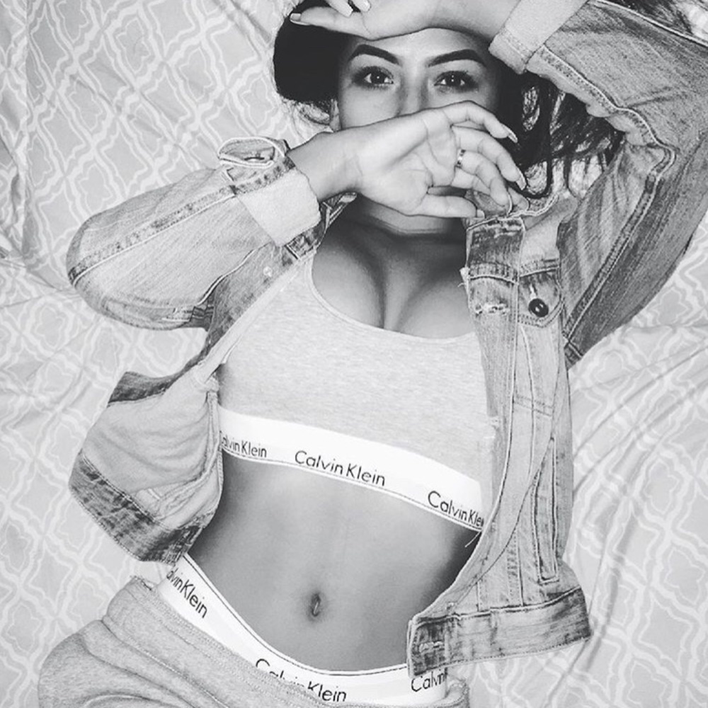 Calvin Klein’s grey sports bra
